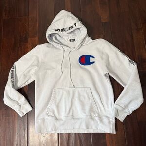 A Bathing Ape x Columbia White Hoodie Pullover BAPE WOMENS MEDIUM LARGE
